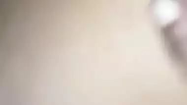 Desi bhabhi handjob hubbys cock and hubby playing with wifes boobs