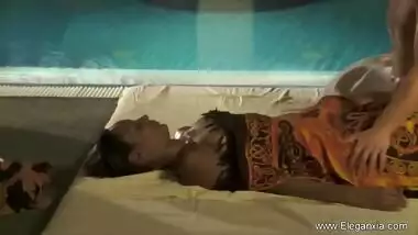 He Massages Her Tight Ass