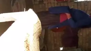 Village girl caught wearing clothes after bath