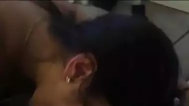 Horny male records his first oral XXX experience with easy Indian girl