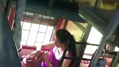 Hot indian girl in train