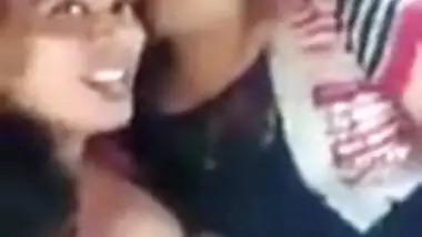 Desi girls in auto