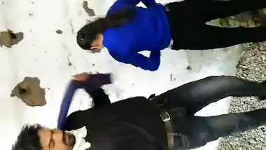 Indian lovers caught fucking red handed MMS