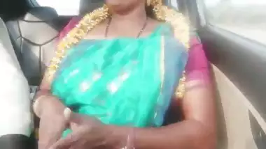 Indian car sex.housewife with husbend's father long drive for fucking. Telugu dirty talks.