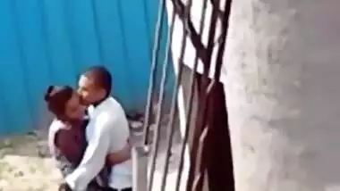 Desperate lover outdoor fucking