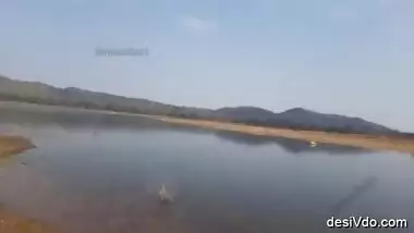 College students 1st time enjoying outdoor fucking session