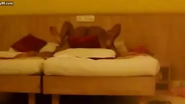 Hot raj sucking and fucking slim nive in bed