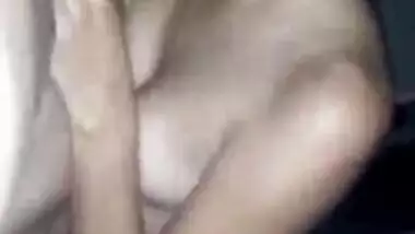 Cute Indian GF blowjob for the first time to her boyfriend