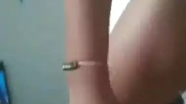 Sexy college girl blowjob and riding bf cock