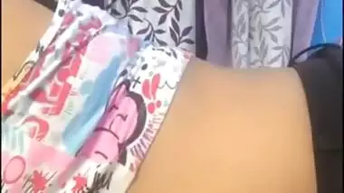 Petite indian girl fingering with moaning on cam