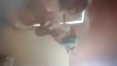 Young babe having bath