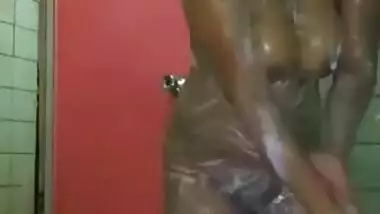 Big Booty Aunty In Shower