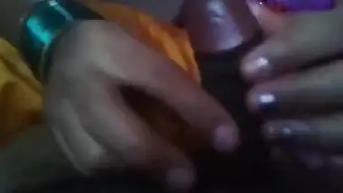 Indian wife handjob