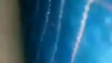 Young girl riding with clear talking and moans