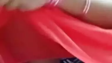 POV hot bhabhi in red saree