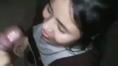 Young college couple fucks outdoors in Nepali sex MMS