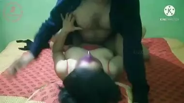 Big tits milf posing in a sexy red costume (Part-3/5) Big boobs sucking and missionary fuck!