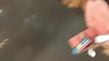 Desi candid bouncing boobs