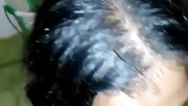 Tamil aunty blowjob in toilet