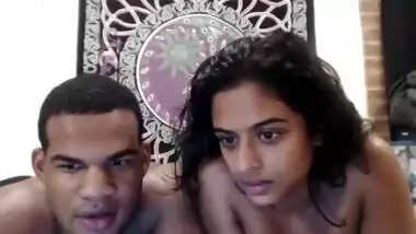 Black Hunk Fucks His Indian Teen Wife On Webcam