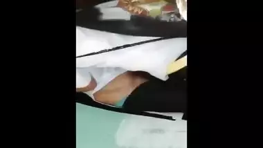 College student empty class hard kiss