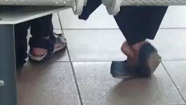 Auntie feet bus station 