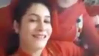 Arab Lesbians Making out and Smoking