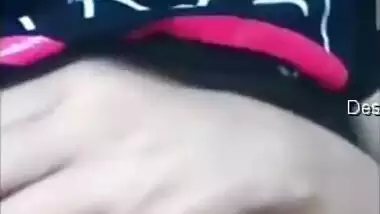 Exclusive- Cute Girl Showing Her Boobs On Video Call