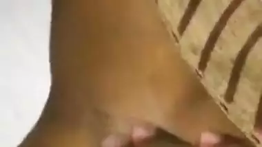 Indian wife showing boobs and armpits in pink bra