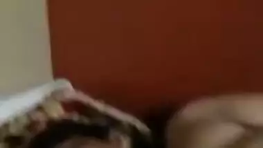 Indian MILF with big XXX tits lies naked waiting for sex with hubby