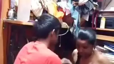 Desi boobs press and sucking in tailor shop