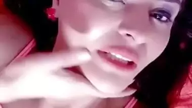 Indian model actress Gehana Vasisth sexy live video