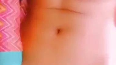 Cute Desi college girl shows her hairy pussy