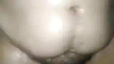 Fat Indian woman with huge XXX tits before sex permits hubby to touch muff