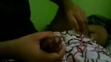 Indian couple handjob