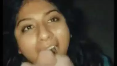 Cute Indian girl suck big dick ever