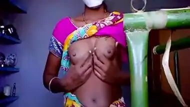 Desi village slut boobs squeeze milking mms video