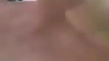 Horny Girl Satisfying Lover On VideoCall