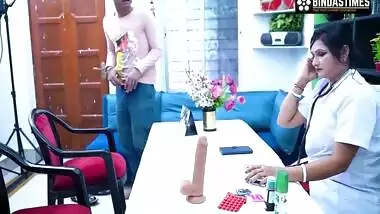 Sexy Riya Helps Her Patient For Sex And Cum Out ( Hindi Audio )