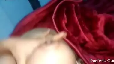 Indian wife boob pressing