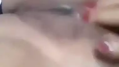 Today Exclusive- Horny Desi Girl Showing Her Wet Pussy