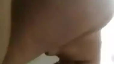 Hyderabad college girl shaving