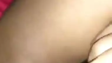 Horny wife puja gupta masterbate with black dildo clip