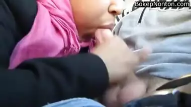 Indian girl sucking me off in the car during lunch break