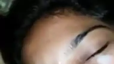 Desi indian college girl sucking and getting cumshot 