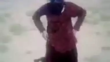 Pathan couple having fun outdoors