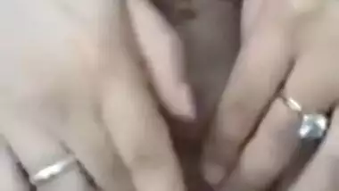 Hot girl showing her pussy boobs outdoor