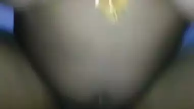 Hot Aunty boobs press and ride on top 2